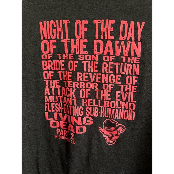 Night Of The Day Of The Dawn Of The Son Of The Bride Part 2 T-Shirt Medium Tee - Picture 2 of 8
